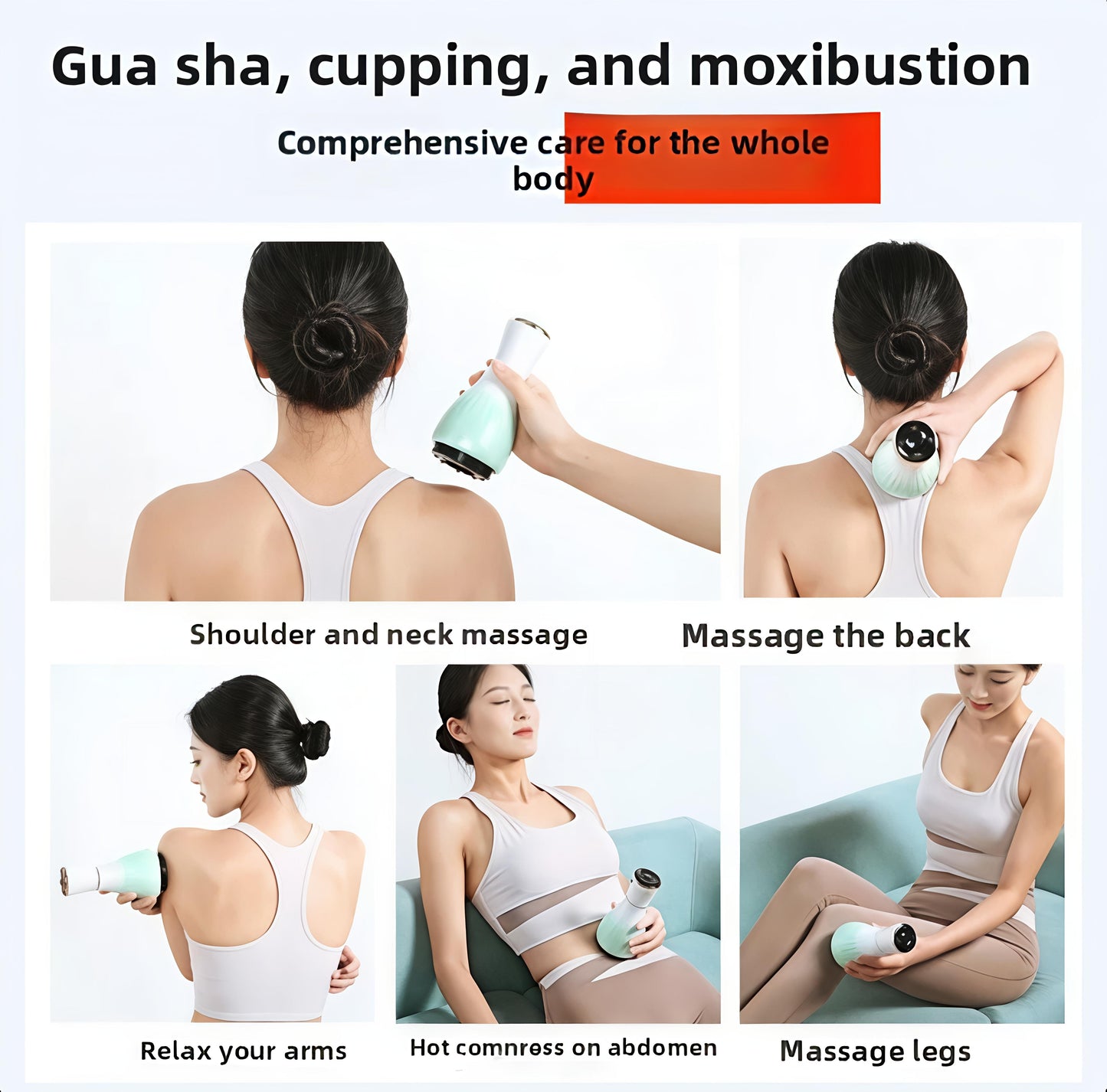 NovaTherapy™ | Smart Electric Gua Sha & Heat Massager
