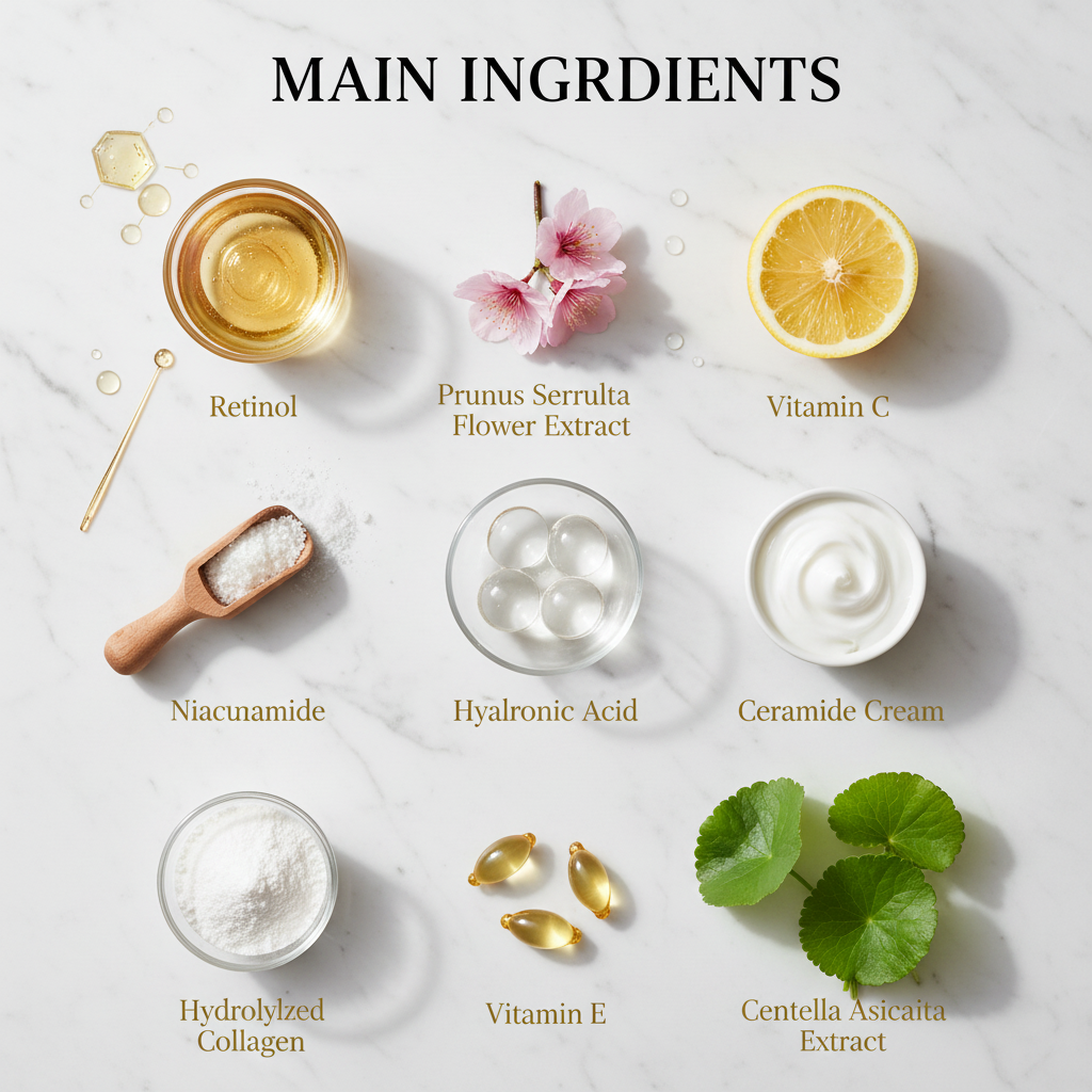 Premium Ingredients Flat Lay