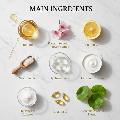Premium Ingredients Flat Lay